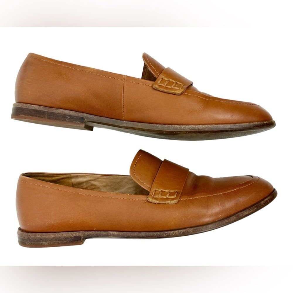 Madewell The Alex Loafer in Leather English Saddle Size 7.5 - Picture 4 of 10